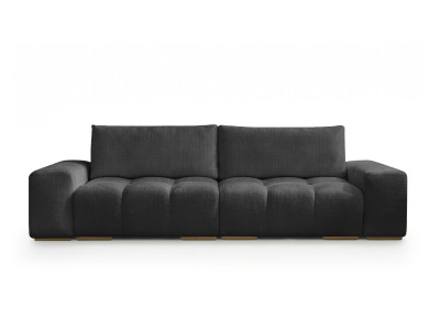 Canapé droit convertible coffre ANAKIN tissu texturé