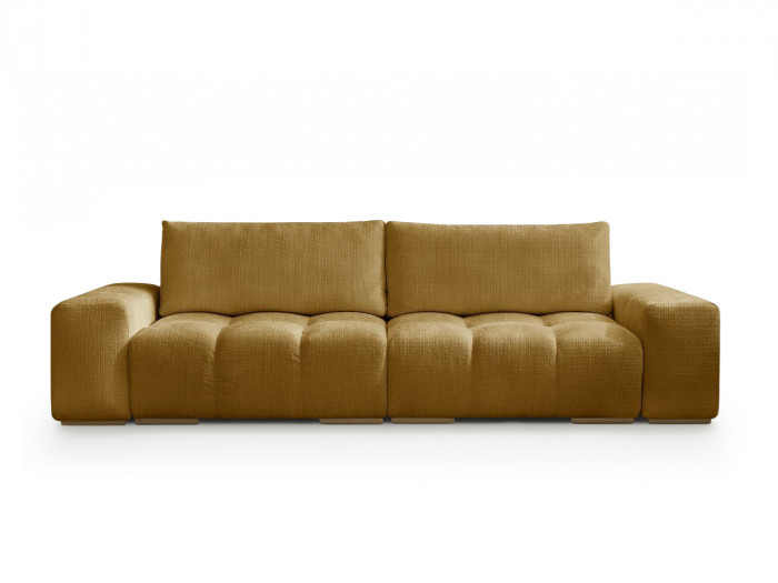 Canapé droit convertible coffre ANAKIN tissu texturé