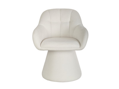 Chaise pivotante KIM tissu texturé
