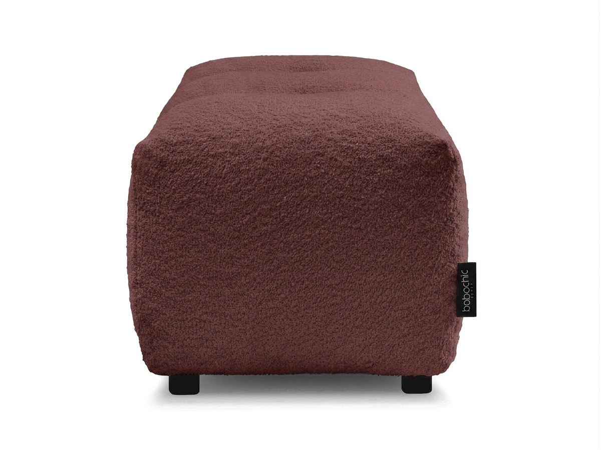 Pouf ROXELANE tissu bouclette