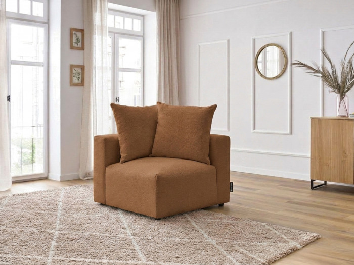 Angle pour canapé modulable VOLTAIRE tissu chiné