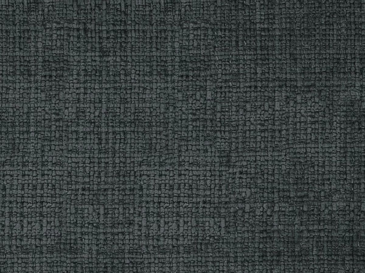 Canapé angle L convertible coffre DENISE texturé avec pouf noir — vue 5