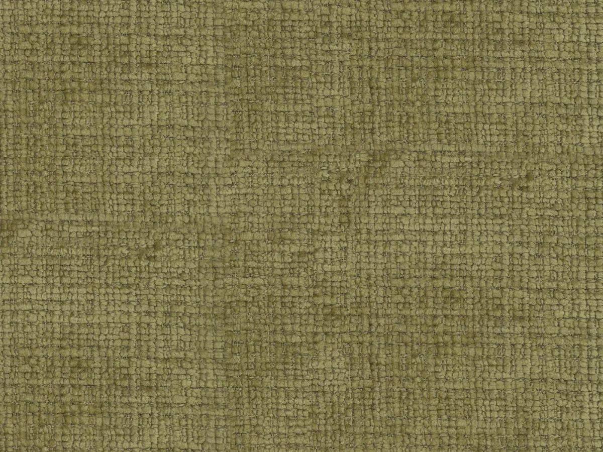 Canapé angle L convertible coffre DENISE texturé avec pouf vert — vue 5