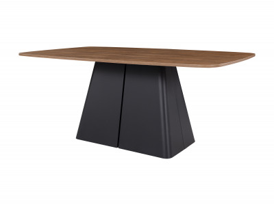 Table à manger extensible rectangulaire 180 cm JUDE effet bois