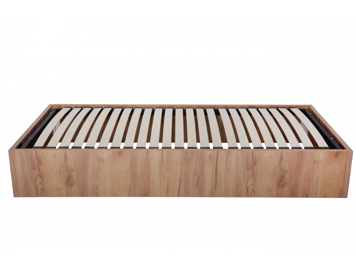 Sommier coffre NIRA rangement XL bois clair — vue 5