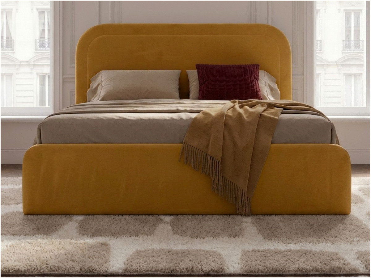 Lit coffre CASSIOPEE jaune — vue 5