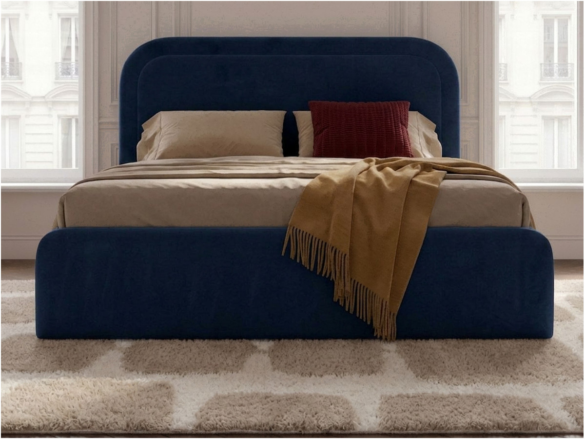 Lit coffre CASSIOPEE bleu foncé — vue 5