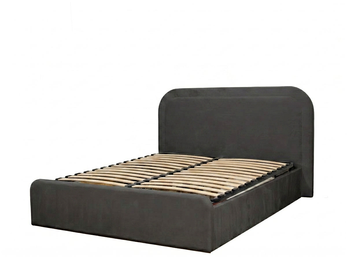 Lit coffre CASSIOPEE gris foncé — vue 3