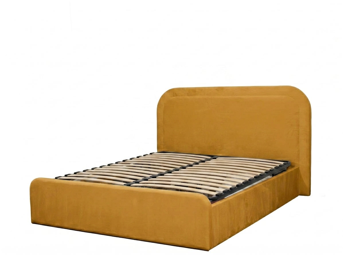 Lit coffre CASSIOPEE jaune — vue 3
