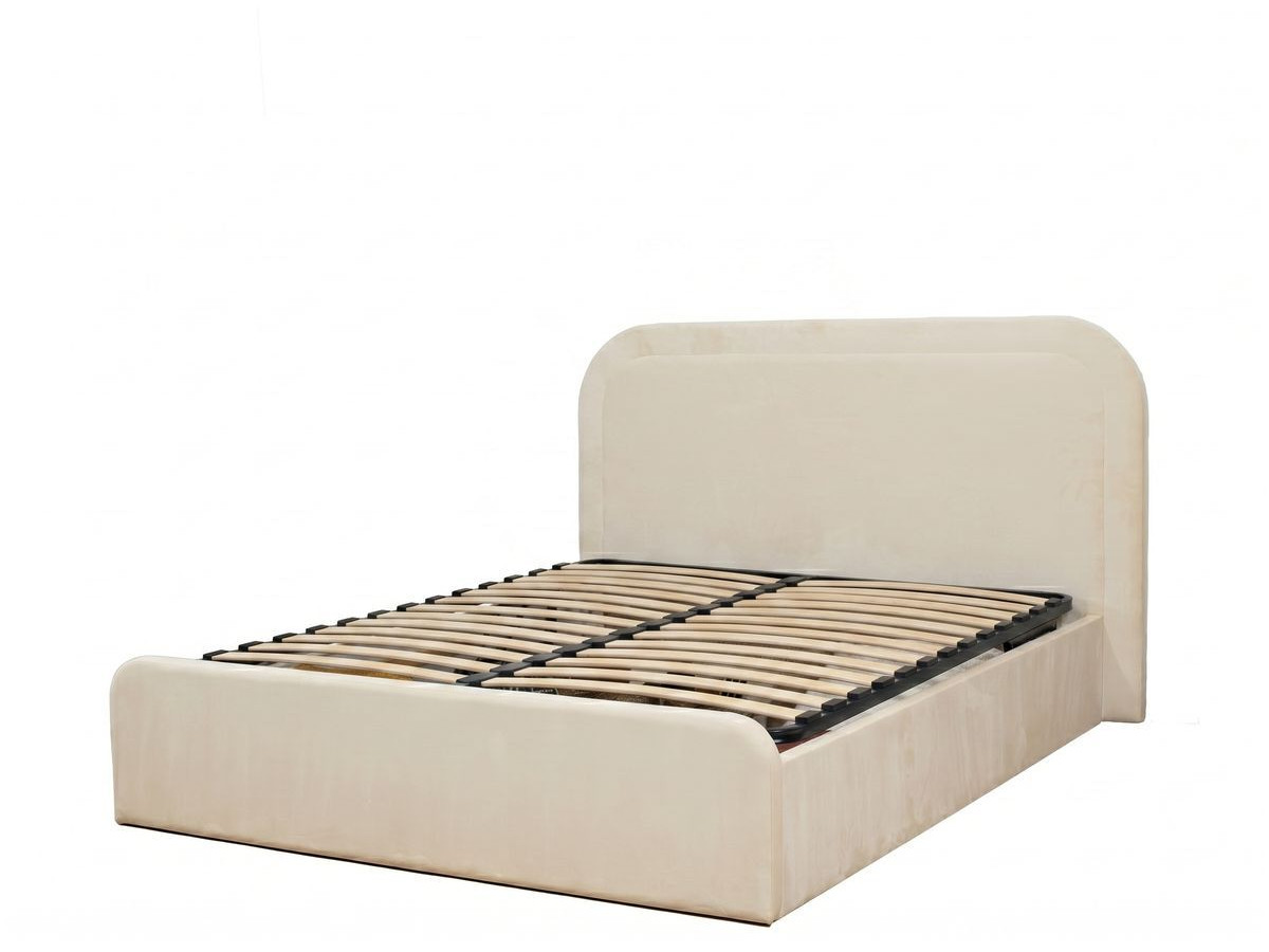 Lit coffre CASSIOPEE beige — vue 3
