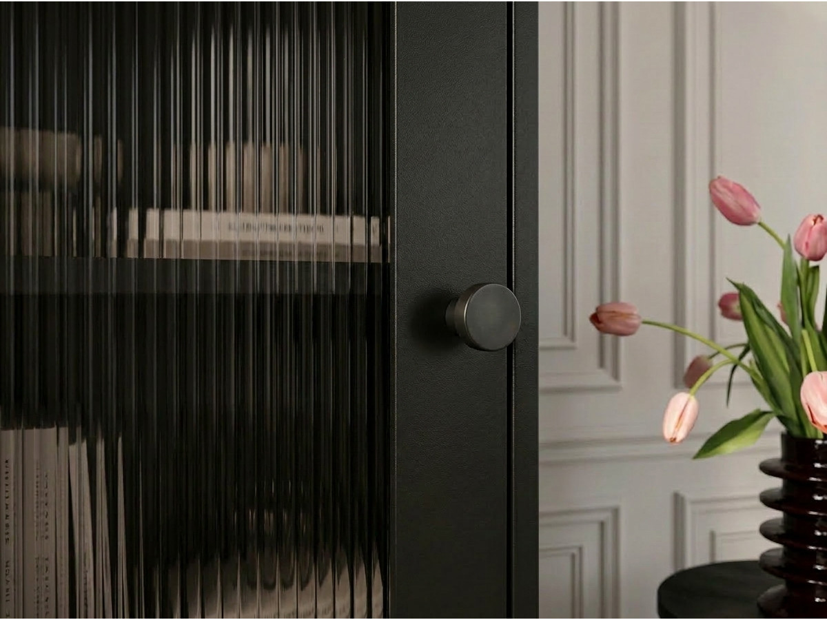 Meuble vitrine H.200cm verre fumé SOHAN — vue 6