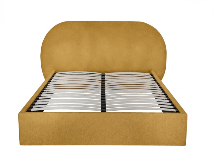 Lit coffre SELIN tissu bouclette