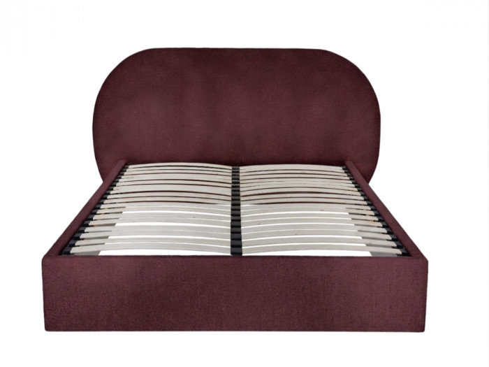 Lit coffre SELIN tissu bouclette