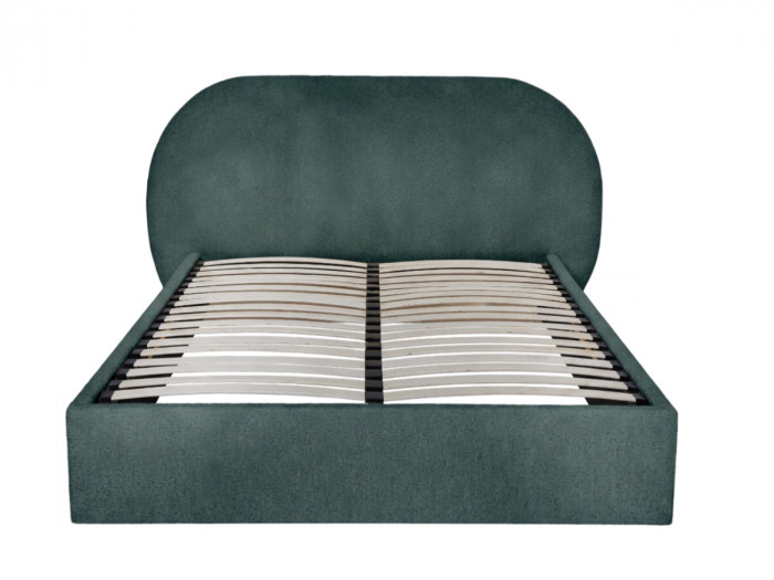 Lit coffre SELIN tissu bouclette