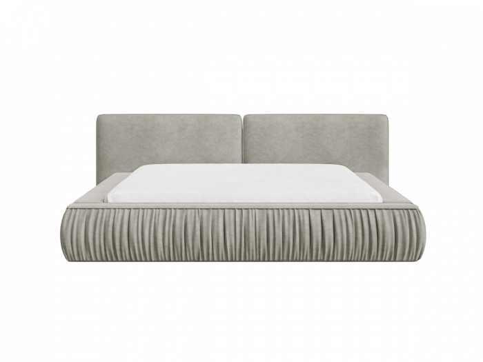 Lit coffre MARQUISE tissu velours