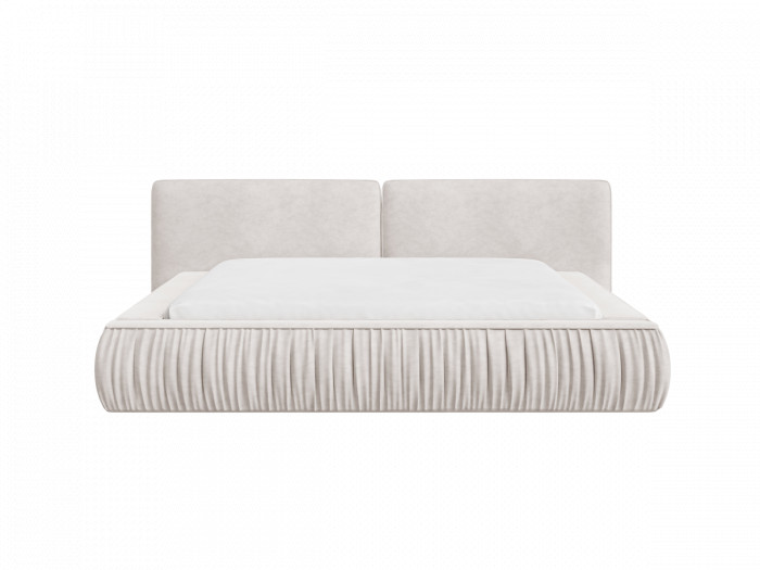 Lit coffre MARQUISE tissu velours