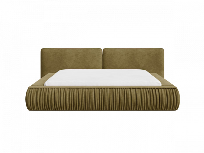 Lit coffre MARQUISE tissu velours