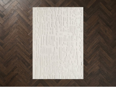 Tapis poils ras ARADIA motif géometrique