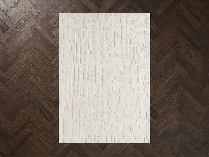 Tapis poil ras ARADIA motif géometrique