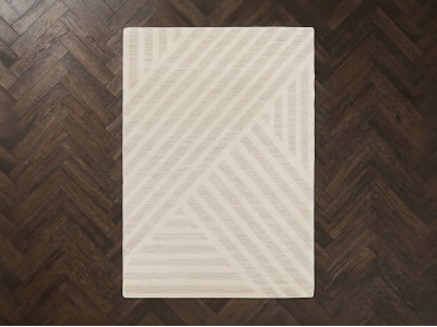 Tapis poils courts ISSANE motif abstrait
