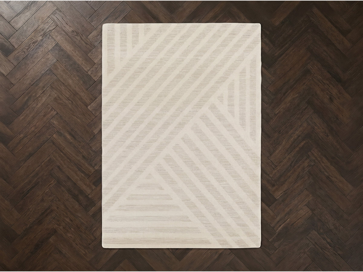 Tapis poils courts ISSANE motif abstrait