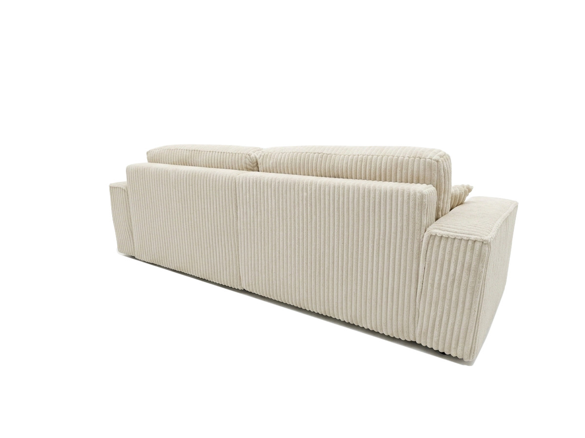Canapé d'angle réversible convertible coffre AUSTIN gros velours côtelé