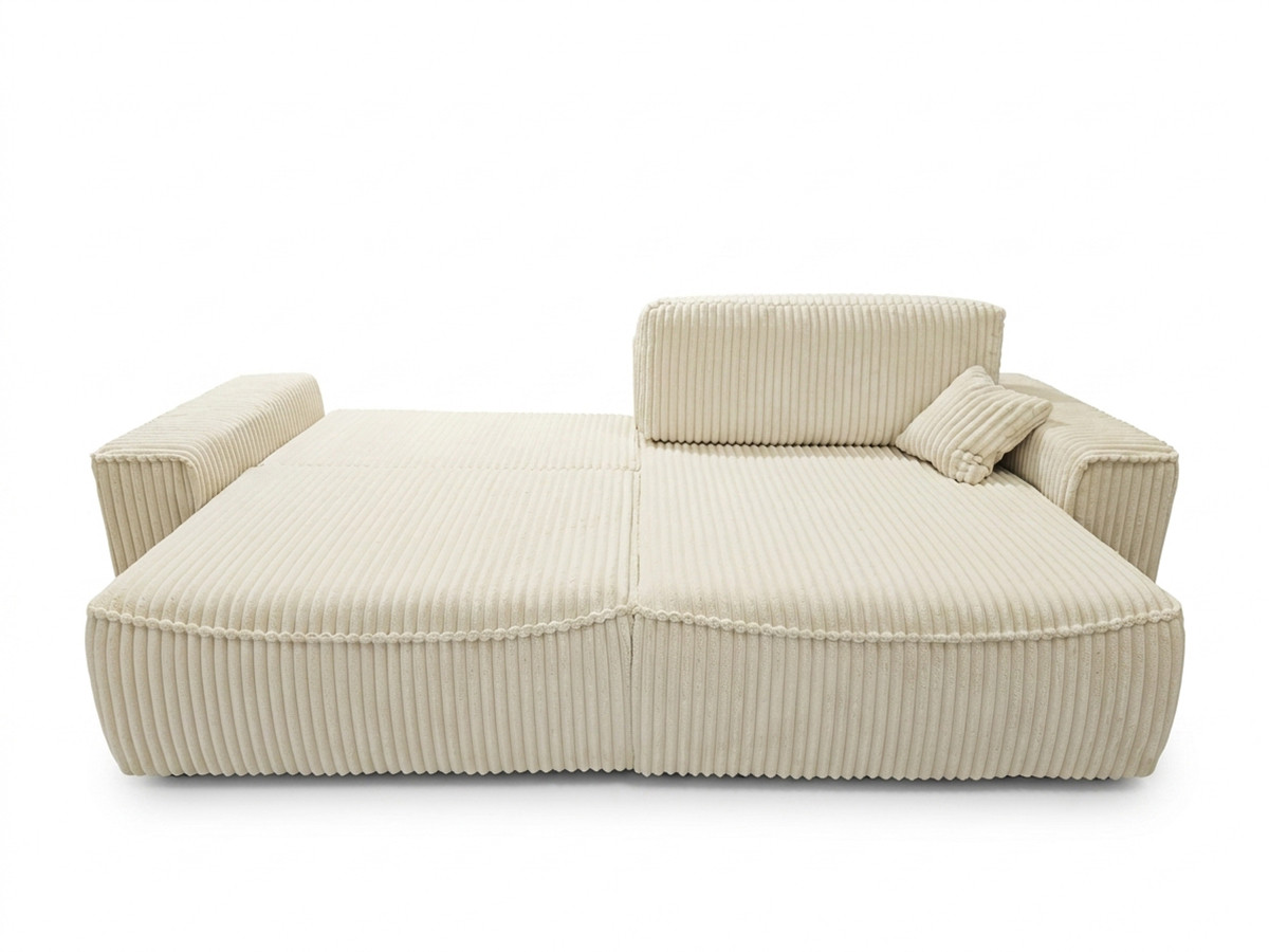Canapé d'angle réversible convertible coffre AUSTIN gros velours côtelé