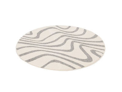 Tapis poils ras SOFTERA motif abstrait
