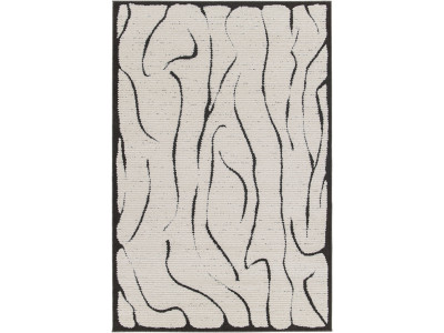 Tapis poils ras COSMARA motif abstrait