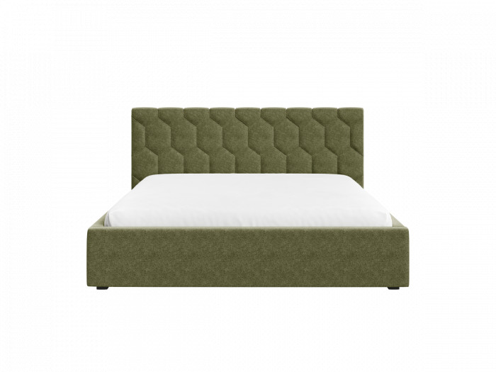 Lit coffre ROCCA tissu chenille