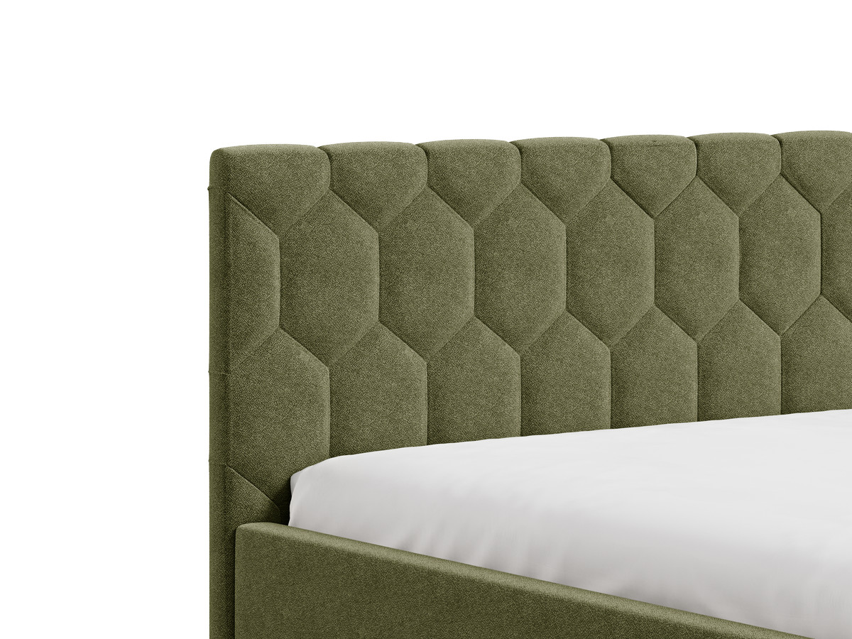 Lit coffre ROCCA tissu chenille