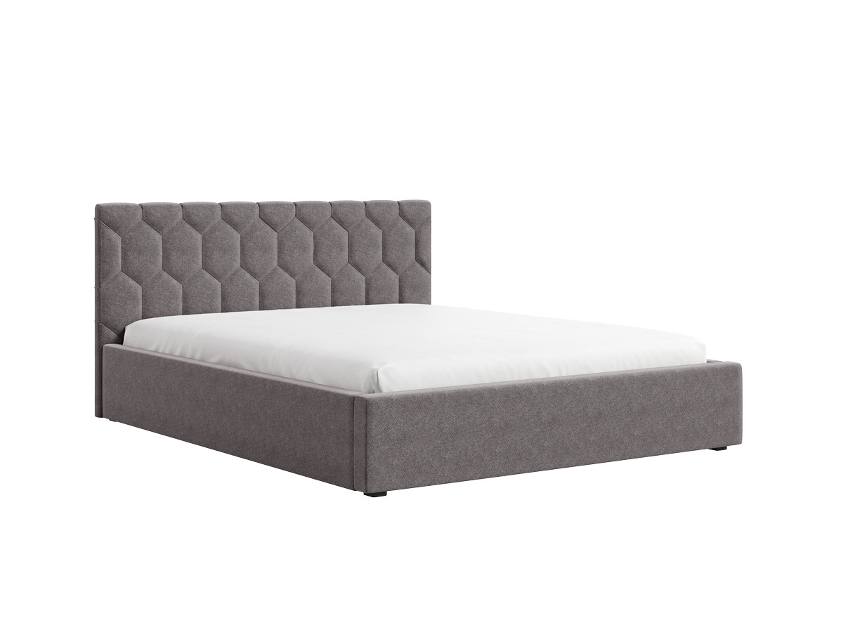 Lit coffre ROCCA tissu chenille