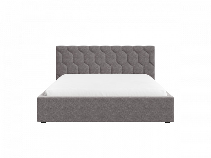 Lit coffre ROCCA tissu chenille