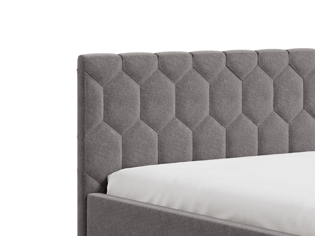 Lit coffre ROCCA tissu chenille
