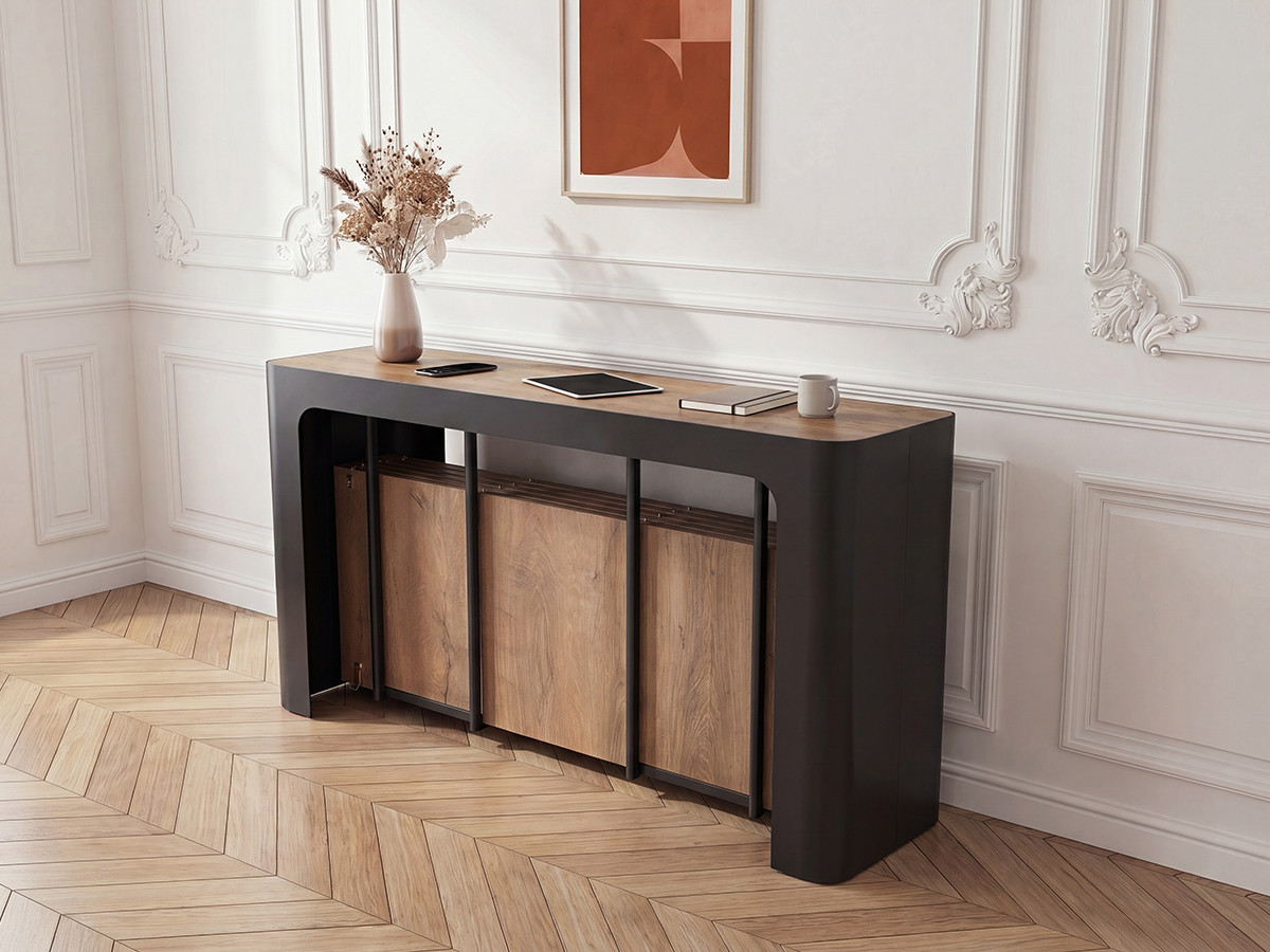 Uitschuifbare console-tafel 50 tot 300 cm ALBANE