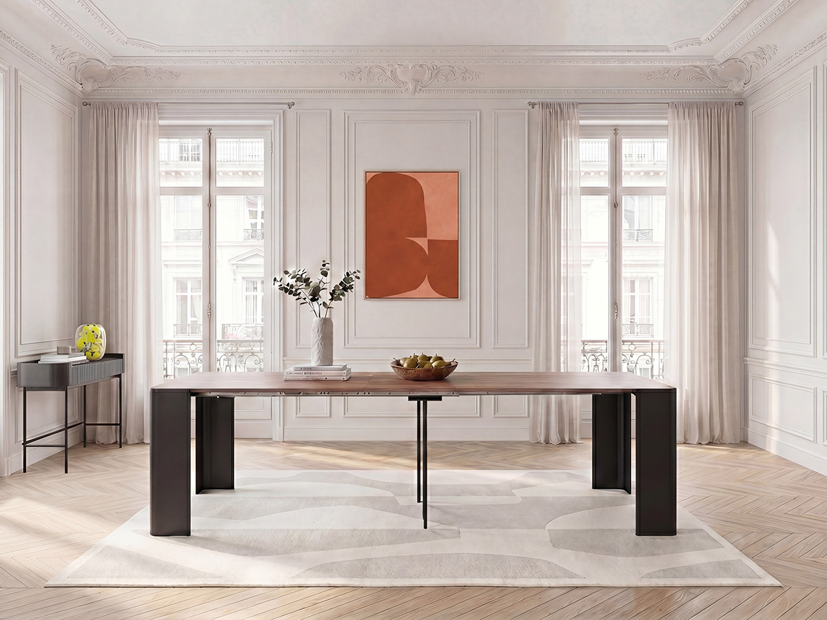 Uitschuifbare console-tafel 50 tot 300 cm ALBANE