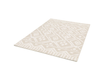 Tapis poils ras RICCI motif abstrait