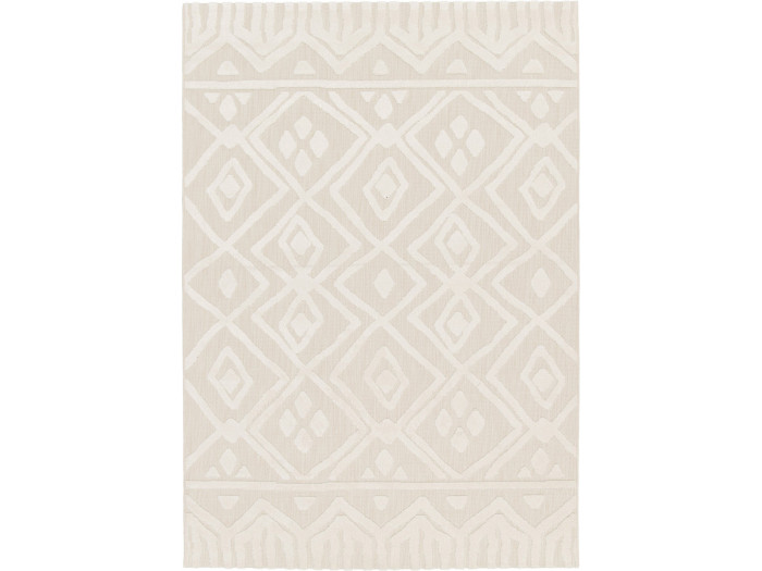 Tapis poils ras RICCI motif abstrait