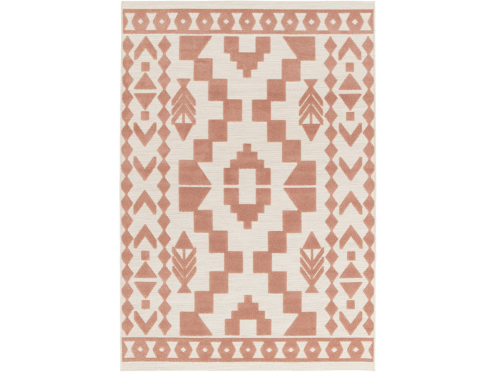 Tapis poils ras ABIGAELLE motif abstrait
