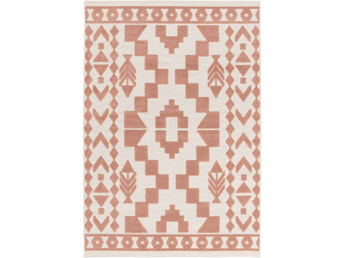 Tapis poils ras ABIGAELLE motif abstrait — vue 3