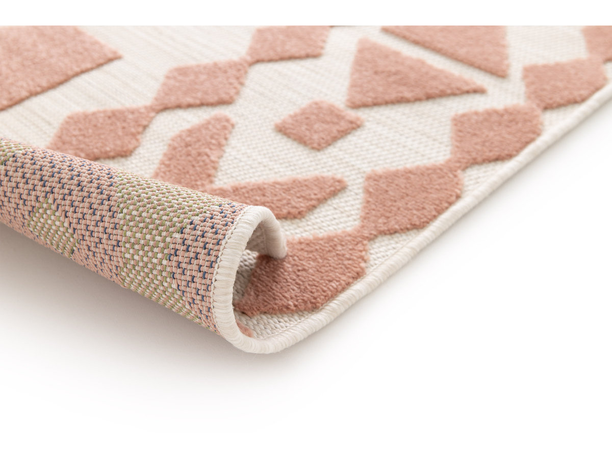 Laagpolig vloerkleed ABIGAELLE met abstract motief