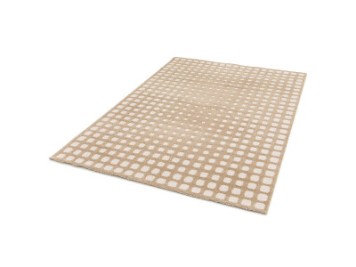 Tapis poils ras LARRY motif abstrait