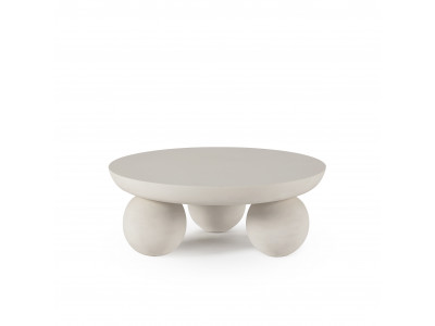 Table basse D.90 cm ALINE pieds ronds