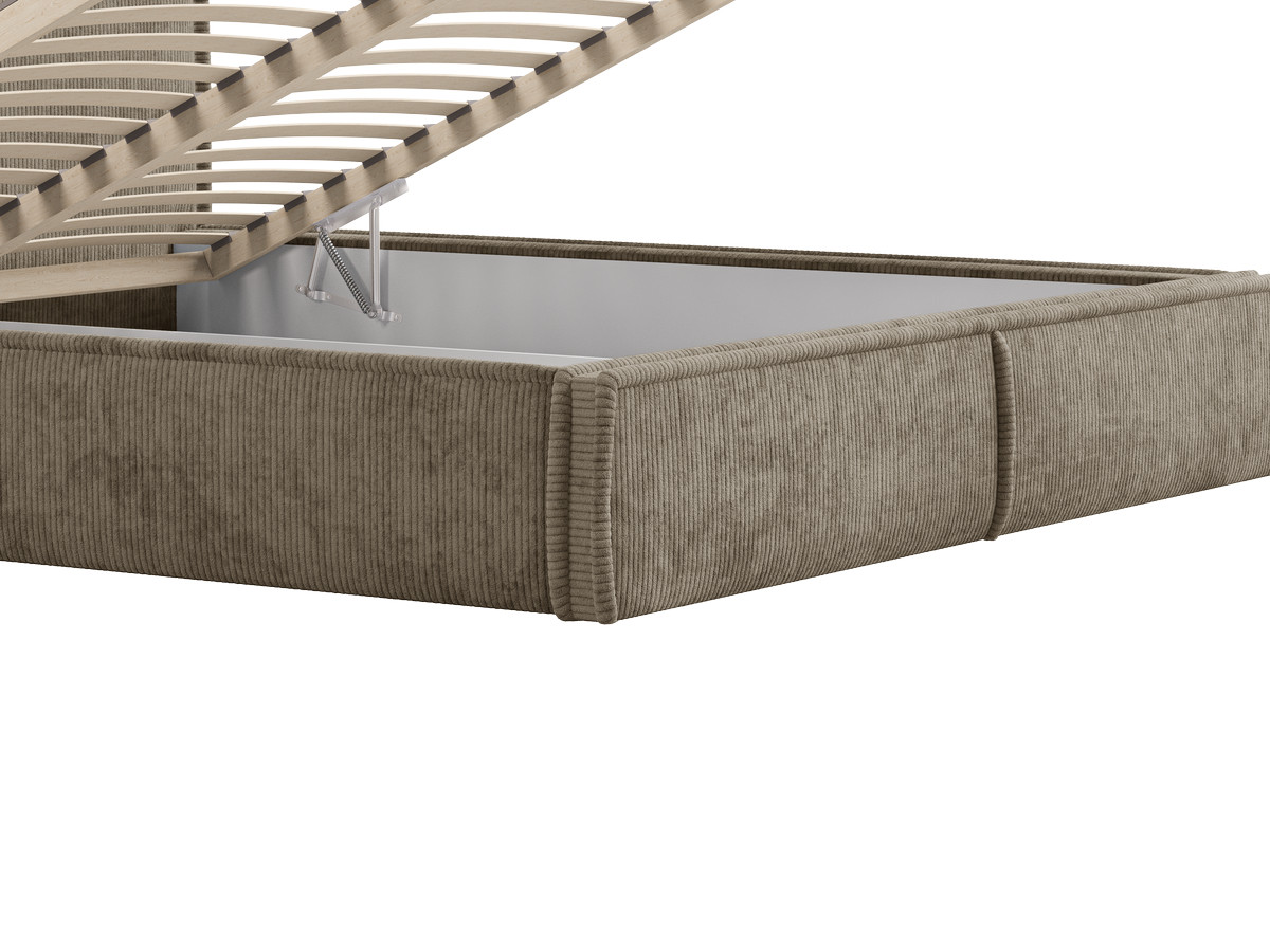 Lit coffre PALATIUM tissu velours