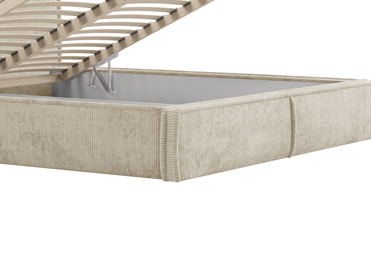 Lit coffre PALATIUM tissu velours