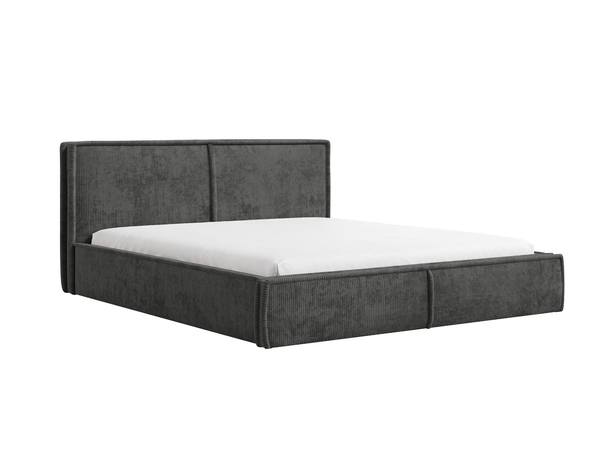 Bed met opbergruimte PALATIUM van fluweelstof