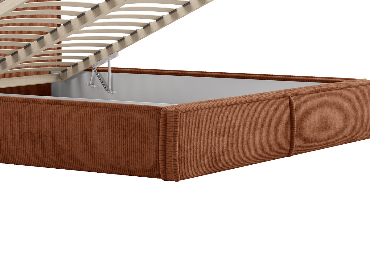 Lit coffre PALATIUM tissu velours