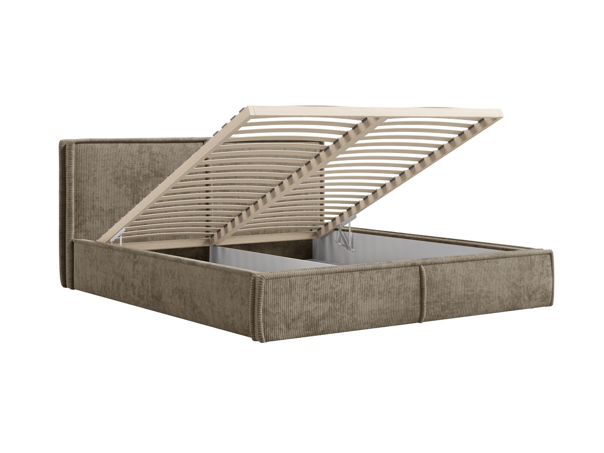 Lit coffre PALATIUM tissu velours