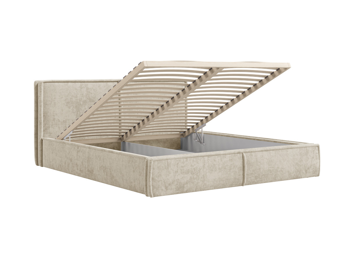Lit coffre PALATIUM tissu velours