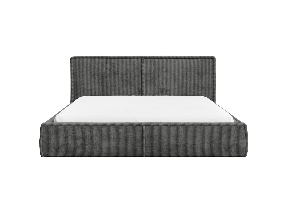 Lit coffre PALATIUM tissu velours